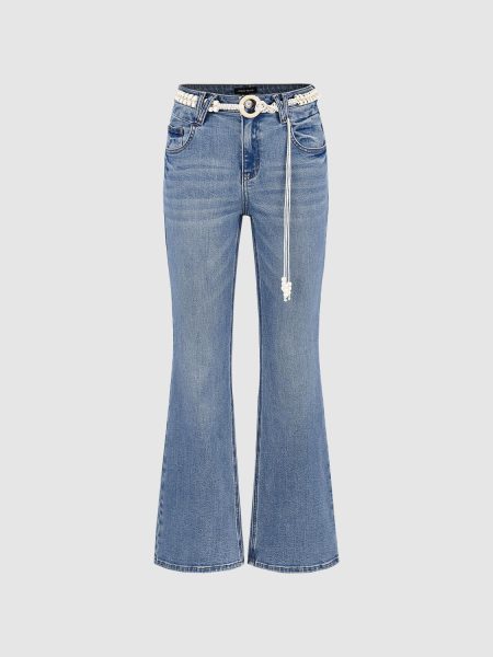 Flared Leg Denim Jeans